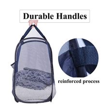 Mesh Pop-up Laundry Hamper, Folding Laundry Basket