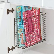 Rust-Resistant Wall-Mounted Magazine Rack – Farmhouse Wire Organizer for Mail, Books & More
