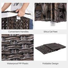 SONGMICS Handwoven Laundry Hamper