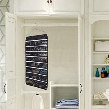Alezywels Hanging Jewelry Organizer Bag Dual-Sided