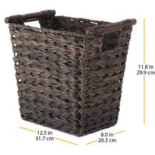 Driftwood Brown Waste Basket