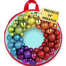 Water Resistant Holder with Clear Plastic Front for 24 Inch Wreaths
