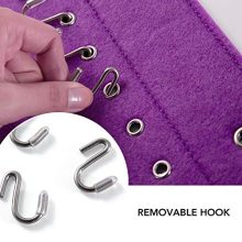 Wall Hanging Jewelry Organizer with 24 Hooks – Space-Saving Jewelry Display for Necklaces, Bracelets, Rings & Chains