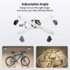 Sportneer Bike Wall Mount, Horizontal Metal Adjustable