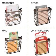 Space Saving Rack for Magazines Home Storage Organizer