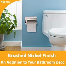 🚽 Toilet Paper Holder with Shelf: Rustproof & Roomy Storage Solution for Any Bathroom 🚿