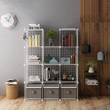 Transform Your Space with C&AHOME Wire Cube Storage Organizer – Ideal for Decluttering Your Living Room, Bedroom, or Office