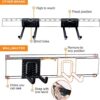 Bike Rack Garage Storage 5 Bicycles Hooks Wall Mount