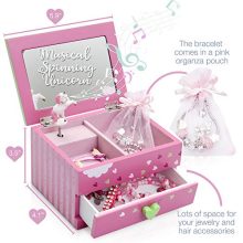 Unicorn Jewelry Box For Girls - Two Unicorn Gifts