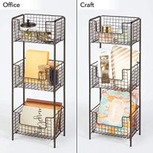 Decorative Metal Storage Organizer Tower Rack