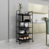 HOMEFORT 5-Tier Metal Rolling Utility Cart