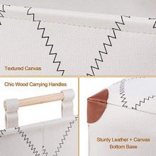 Fabric Storage Basket Bins for Home Office Organizing