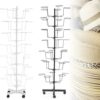 DNYSYSJ Modern Hat Rack 7-Layer Rotable Hat Holder