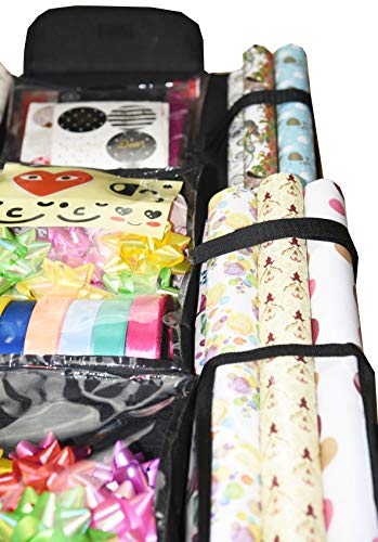 Freegrace Double Sided Hanging Gift Wrap Organizer