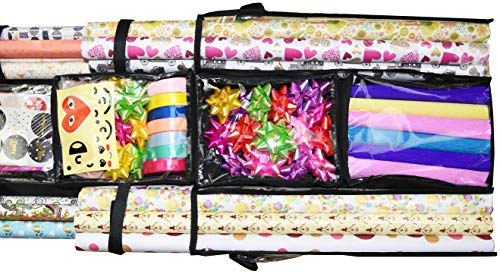 Freegrace Double Sided Hanging Gift Wrap Organizer