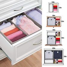 Criusia Underwear Drawer Organizer, 6 Set Foldable Underwear