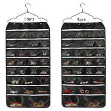 Hanging Jewelry Organizer, McoMce Double Sided 56 Pockets