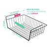 Under Shelf Basket, GSlife 4 Packs Under Shelf Storage