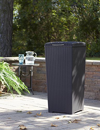 Trash Can with Lid Perfect for Backyard Hosting