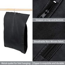 Durable Garment Bag Covers for Luggage, Attire & Storage - Pack of 5, 42” Suit Bags with Clear Window