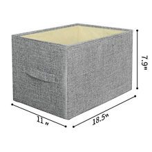 MAIMASHI Storage Basket for Shelves, 3 Pack Open Storage Bins
