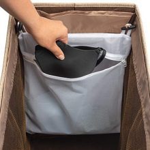 Collapsible Laundry Hamper with Lid and Liner
