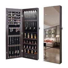 QUANYOU 6 LED Lights Lockable Full Mirror Full Screen