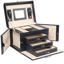 Homde Jewelry Box Necklace Ring Storage Organizer