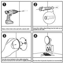 E.Palace 4-Piece Wall Hooks- Decorative Wall Mounted Coat
