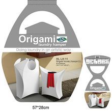Effortless Organization – Pop-Up Laundry Hamper Origami Bag