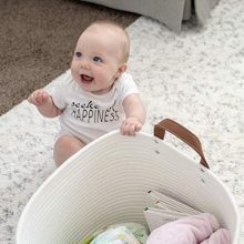 Cotton Rope Storage Basket Blanket, Laundry, Toy Storage