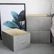 MAIMASHI Storage Basket for Shelves, 3 Pack Open Storage Bins