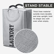 Double Laundry Hamper with Handle 73L