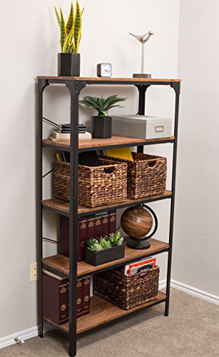 BIRDROCK HOME Woven Storage Shelf Organizer Baskets with Handles