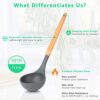 30-Piece Silicone Kitchen Utensil Set with Wooden Handles – Nonstick & BPA-Free, Complete Cooking Tools
