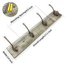 Coat Rack Wall Mounted,Flyisland Entryway Vintage
