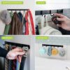 Hooks N Holders Matte Black 12 Wall Hooks Heavy Duty Wall Hanger