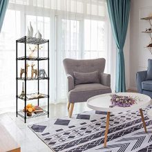 Metal Storage Rack Adjustable Shelves for Laundry