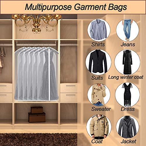 UOUEHRA Hanging Moth Proof Garment Bag Cover