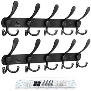 ANEDER Coat Rack Wall Mount Wall Hooks