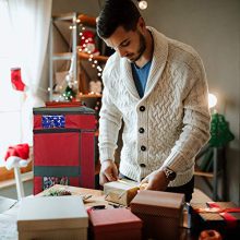ProPik Wrapping Paper Storage Bag with Pocket and Handles