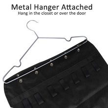 Hanging Magic Tape Hook Jewelry Organizer