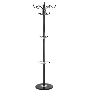 Tangkula 70" Metal Coat Tree, Coat Racks with 14 Hooks