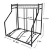 ROTTOGOON Bike Rack for Garage Floor, Garage Bike Rack