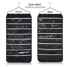 Alezywels Hanging Jewelry Organizer Bag Dual-Sided