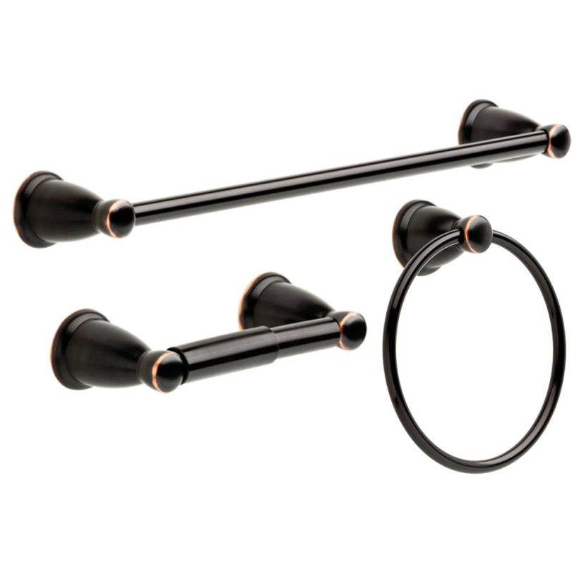 Franklin Brass Kinla Bathroom Accessory Kit, 3 Piece, Oil Rubbed Bronze