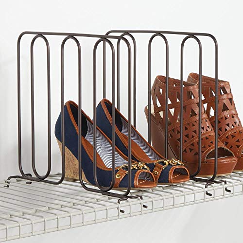 mDesign Versatile Modern Metal Wire Closet