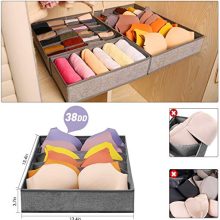 Criusia Drawer Organizer, 4 Set Foldable Underwear