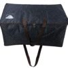 3-Side Zip Open Bag for Christmas Trees, Lights, Balloons, Party Decor - Black Dots