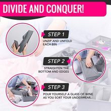 Drawer Dividers for Underwear, Bra and Clothes